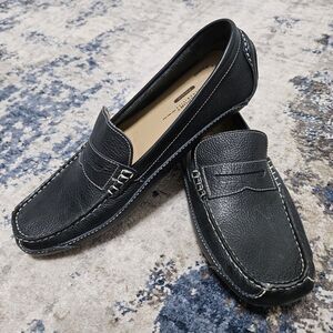 Rockport Walkability Penny Loafer Men’s 10.5M Navy Trutech Shock Absorbing EUC